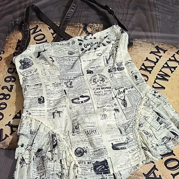 Lip Service - Steampunk skirt and top - M - Picture 3 of 17